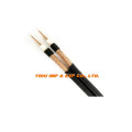 Quad-Shield RG6 Coaxial Cable for CCTV / CATV